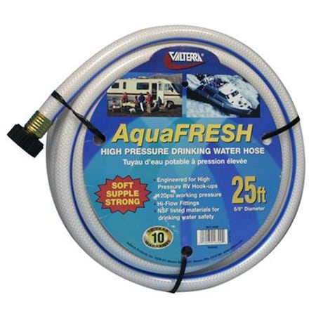 Valterra VALTERRA LLC W016300 Fresh Water Hose, White, 0.62 In. X 25 Ft. VA320835